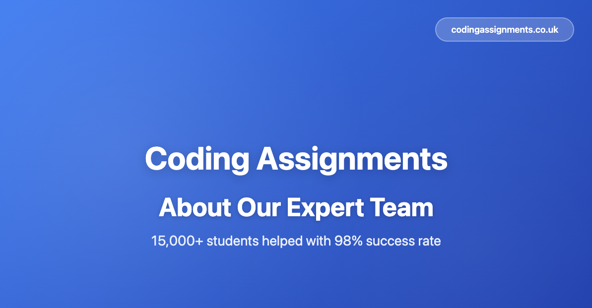 About Us | Expert Programming Assignment Help Team | Coding Assignments